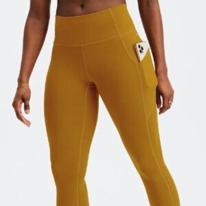 Fabletics Oasis PureLuxe High-Waisted 7/8 Leggings: Dark Bronze